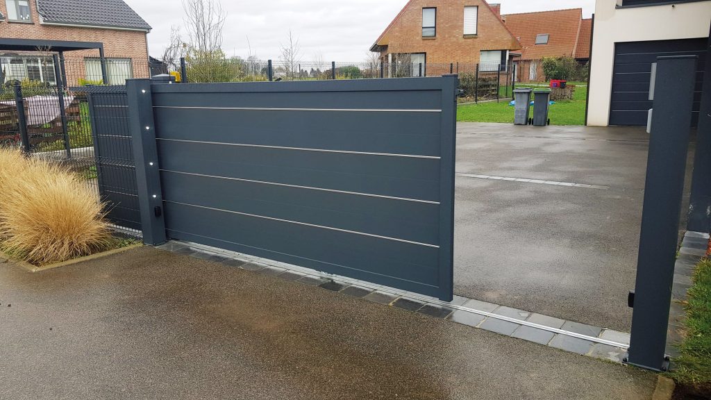 portail aluminium coulissant